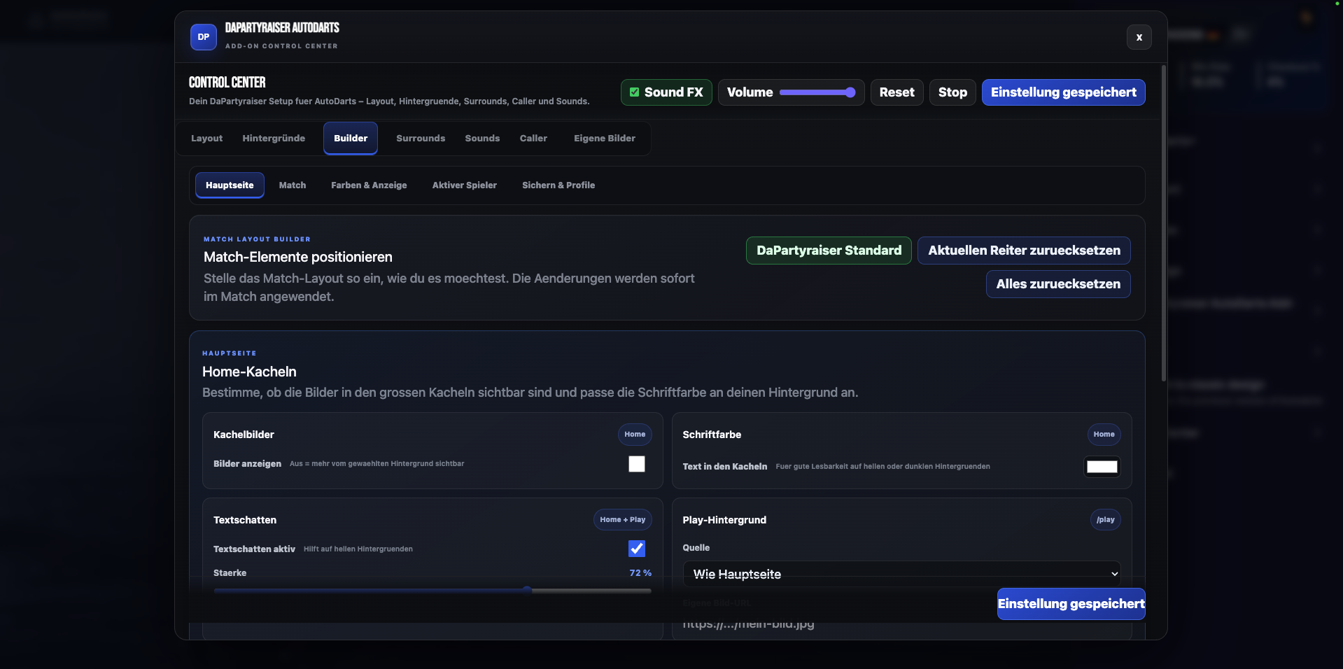 Neuer Layout Builder